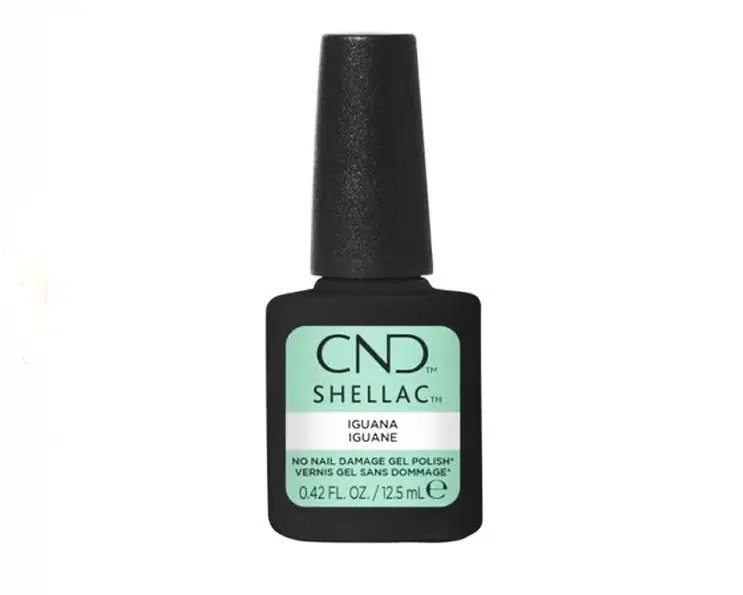 Flacon CND Shellac Iguana 12,5 ml vernis vert menthe