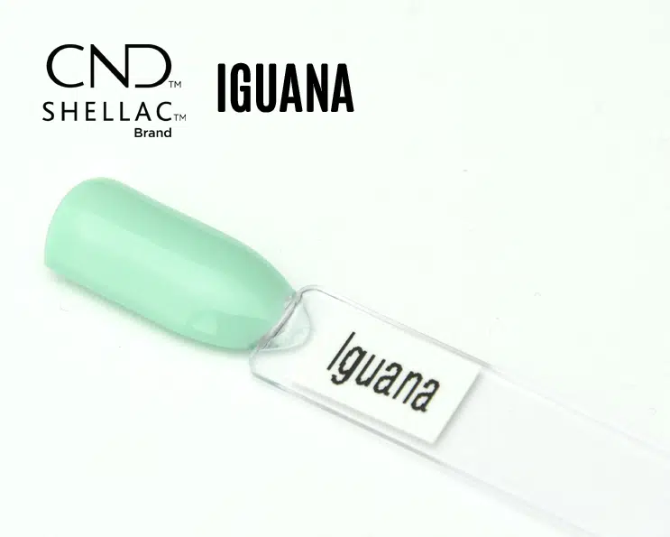 CND Shellac Iguana 12,5 ml vernis semi-permanent vert menthe pastel