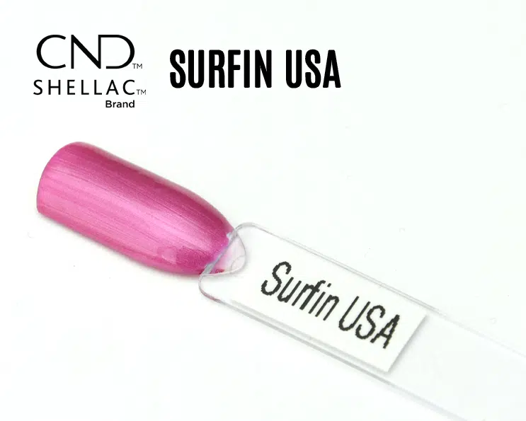 CND Shellac Surfin USA 12,5 ml vernis semi-permanent rose framboise fuchsia