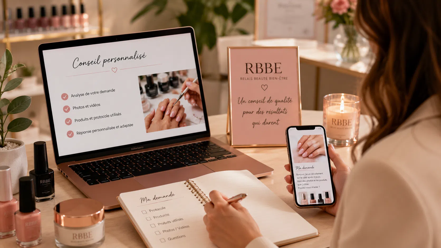 Commande en ligne de produits professionnels pour l’onglerie sur RBBE