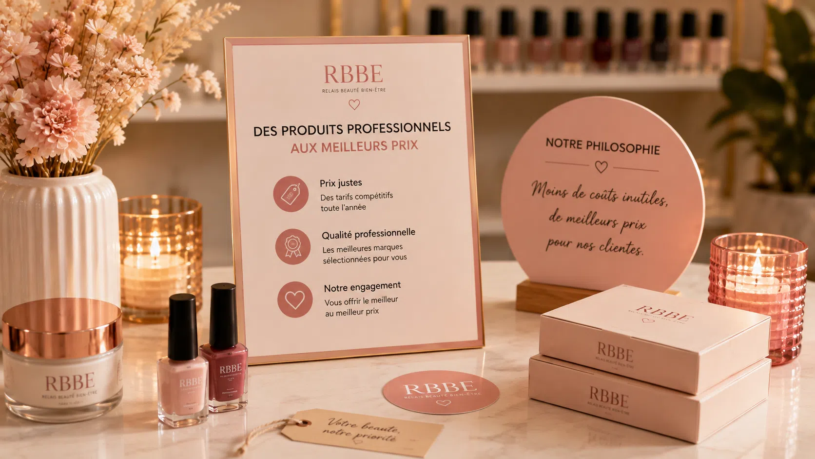 Commande en ligne de produits professionnels pour l’onglerie sur RBBE