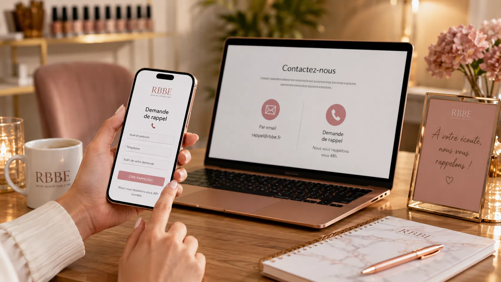 Commande en ligne de produits professionnels pour l’onglerie sur RBBE
