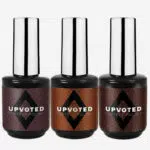 3 vernis semi-permanents marron NailPerfect Upvoted collection Cinema Exit