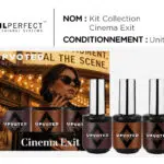 Coffret 3 vernis semi-permanents marron NailPerfect Upvoted Cinema Exit
