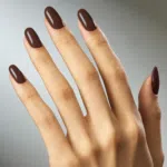 Manucure marron chocolat avec NailPerfect Upvoted Plot Twist