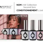 Kit NailPerfect Upvoted Second Skin – 3 vernis semi-permanents nude Bare Canvas, Flush Layer et Skin Tint