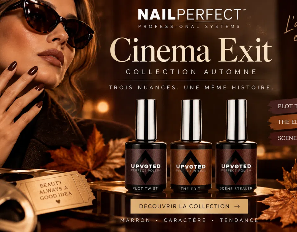 Vernis marron pour l’automne – collection NailPerfect Upvoted Cinema Exit